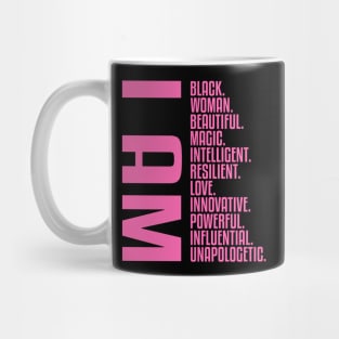 I Am, A Powerful Black Woman Mug